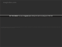 Tablet Screenshot of magicden.com